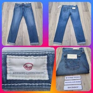 AG Adriano Goldschmied Blue Skinny Jeans